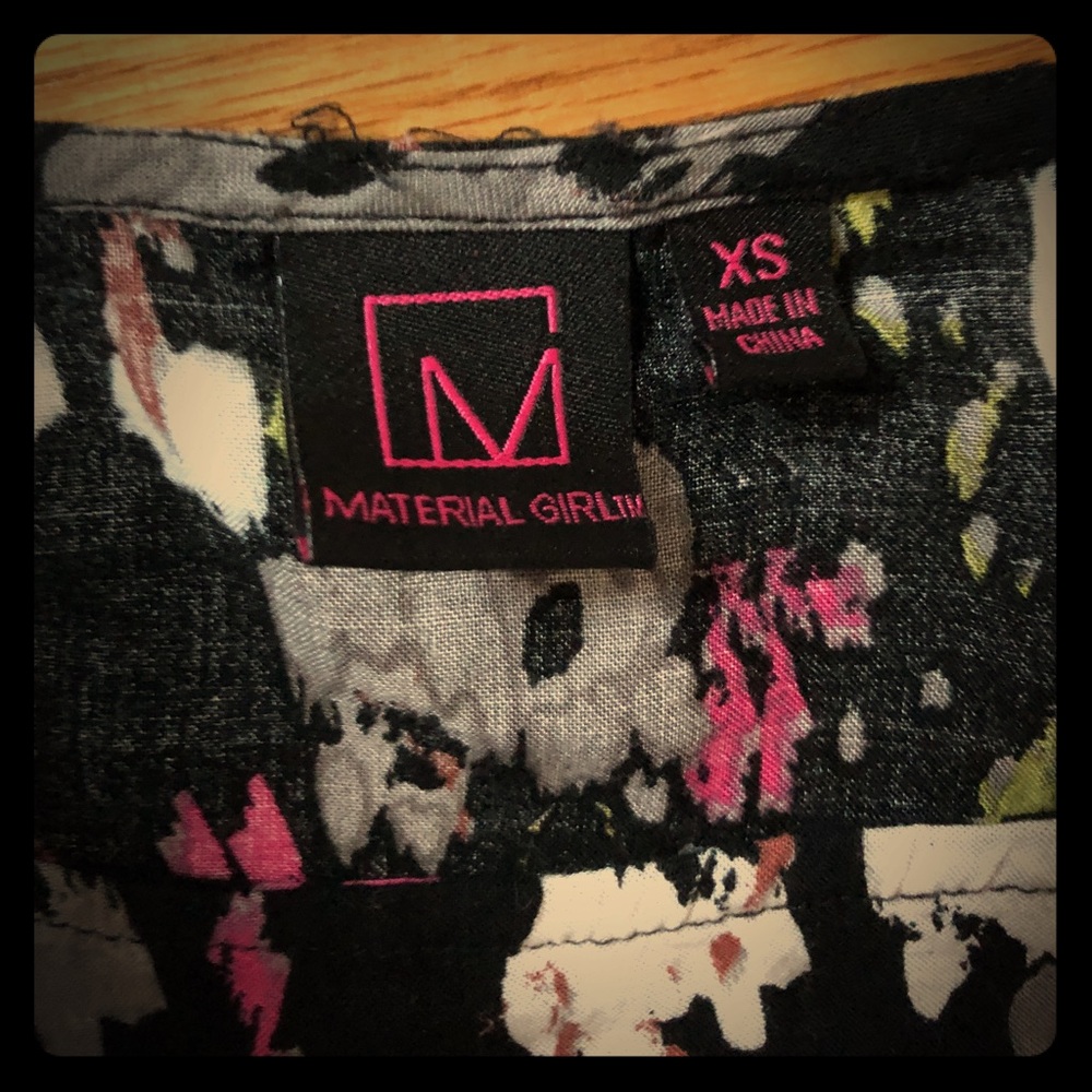 Floral top from Material Girl